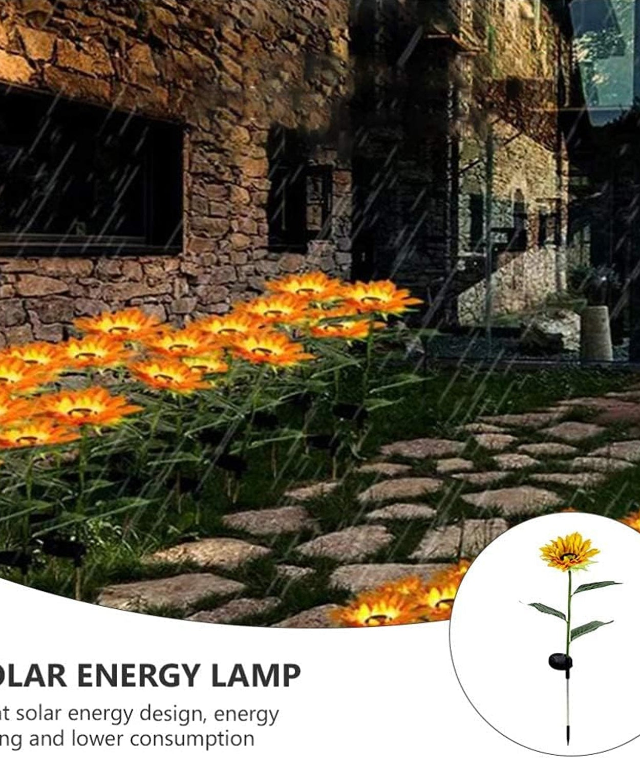 Solpex Solar Sunflower Stake Lights