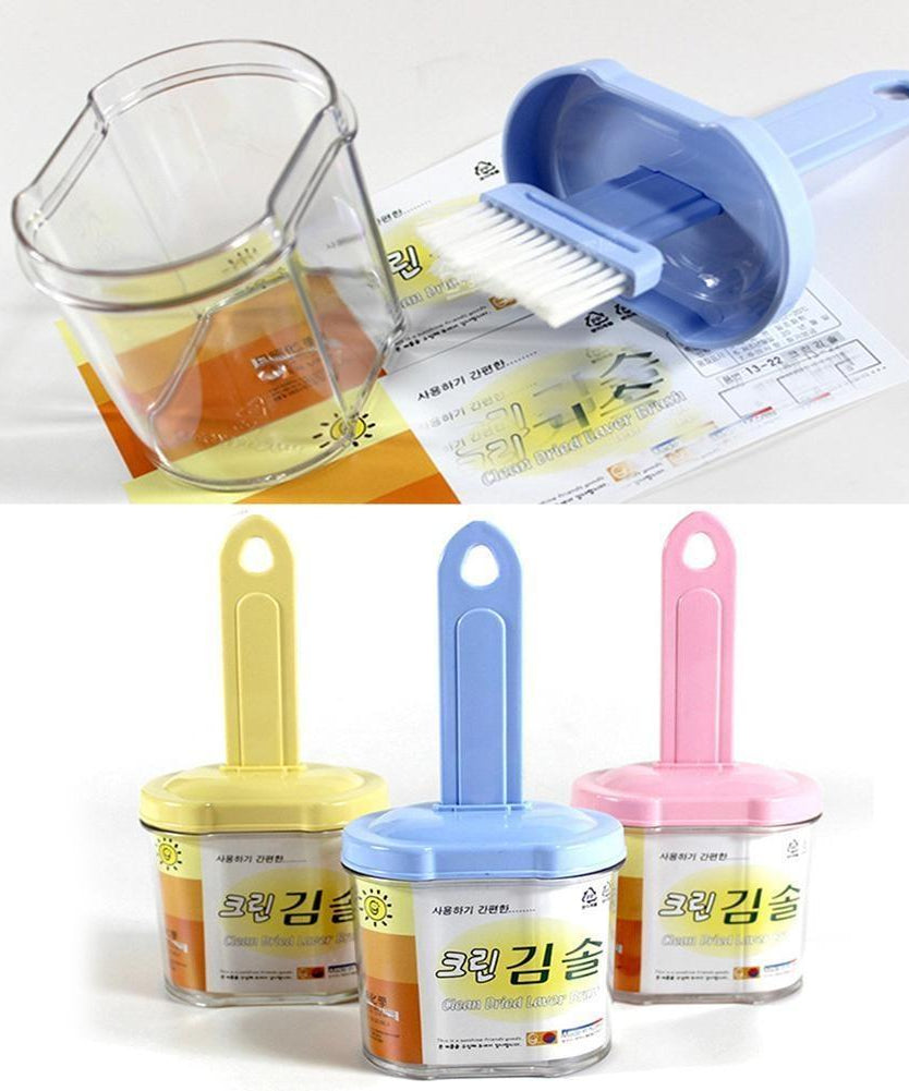 Multipurpose spatula with holder, durable plastic, side view