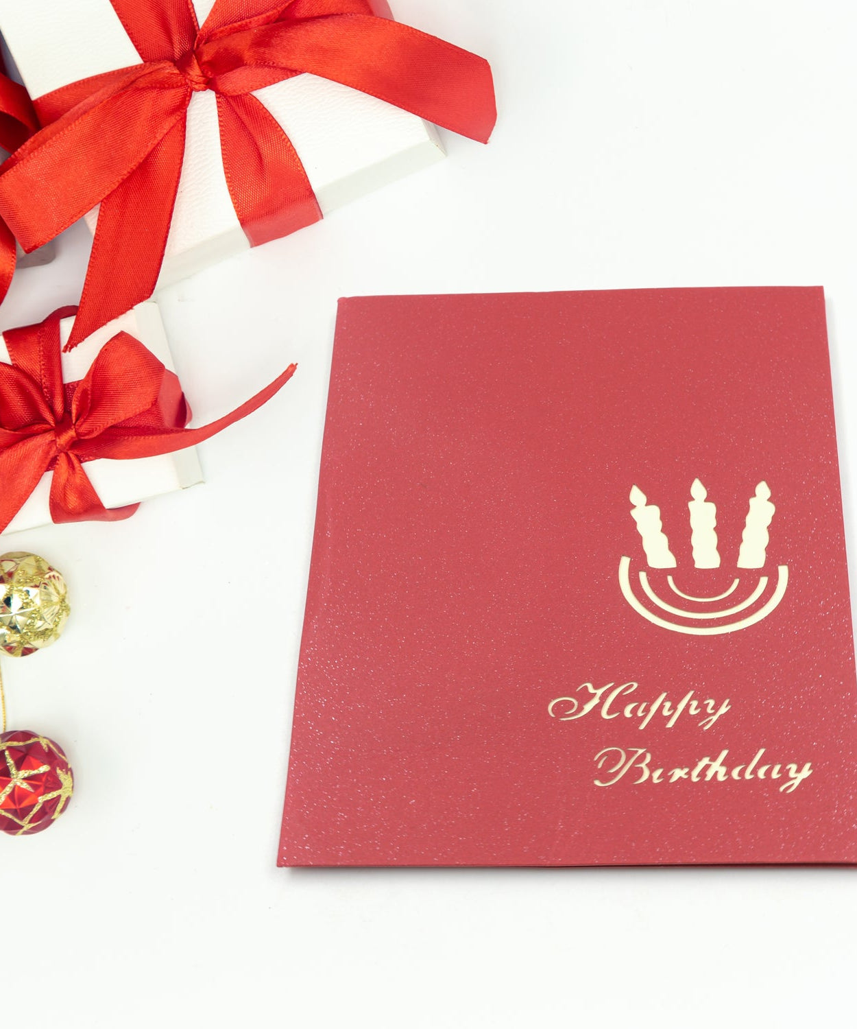 Detailed 3D -up birthday card artwork