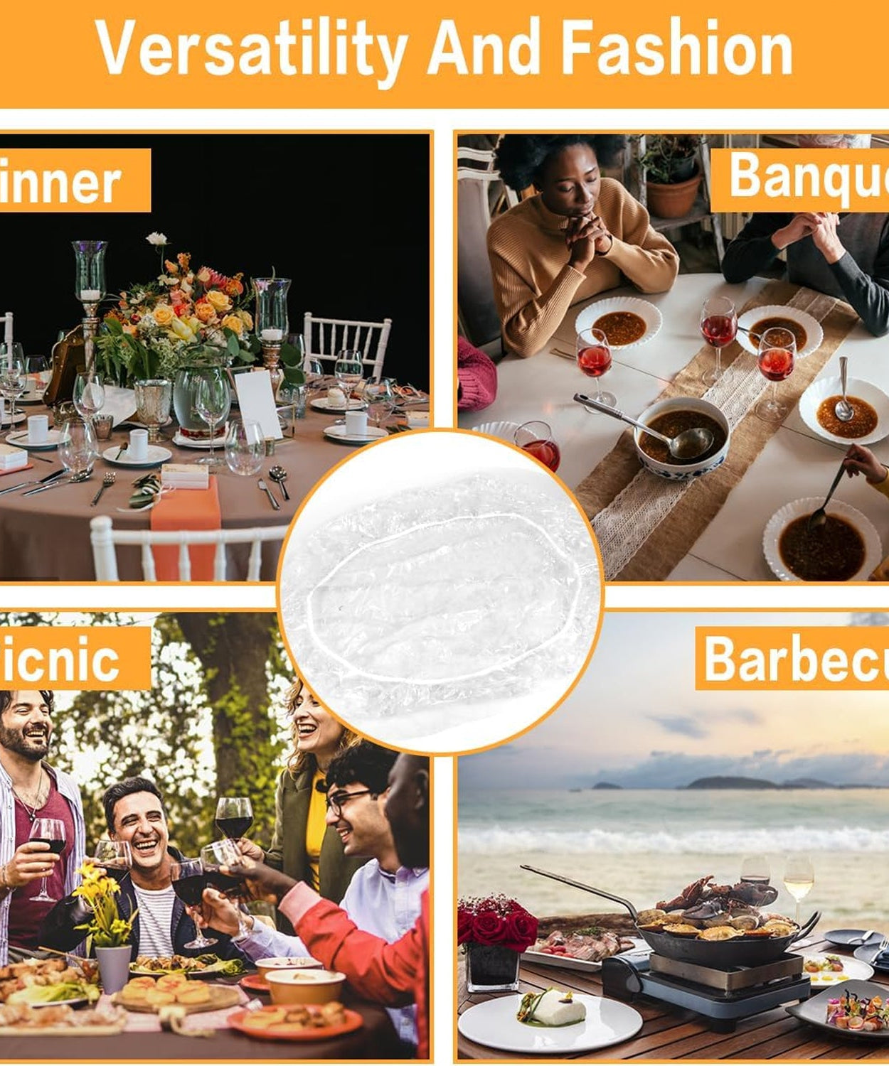 Big Elastic Table Cover Bag, Table Protector Bag 1.6 Mtr. (10 Pcs Set)