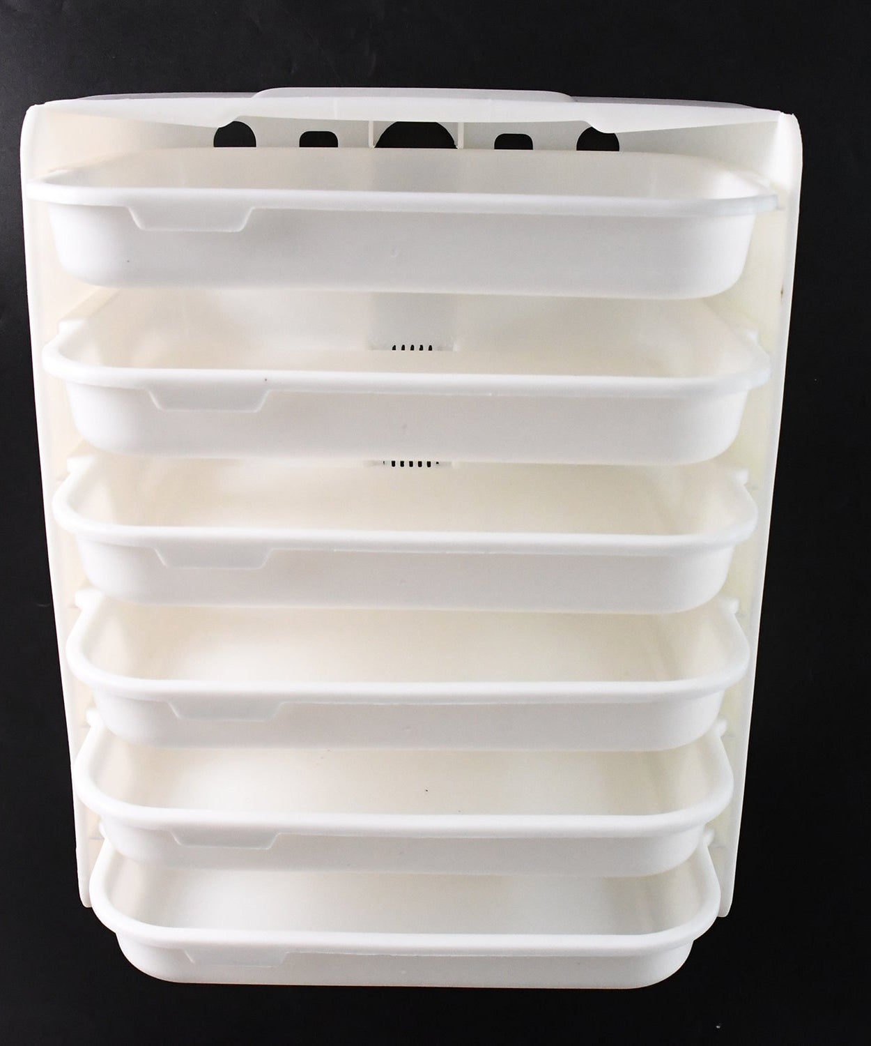 Plastic 6 Layer Wall-Mounted Food Organizer Rack (1 Set)