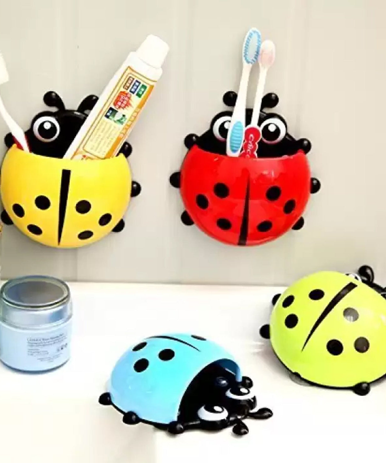 Ladybug Toothbrush Holder (1 Pc)