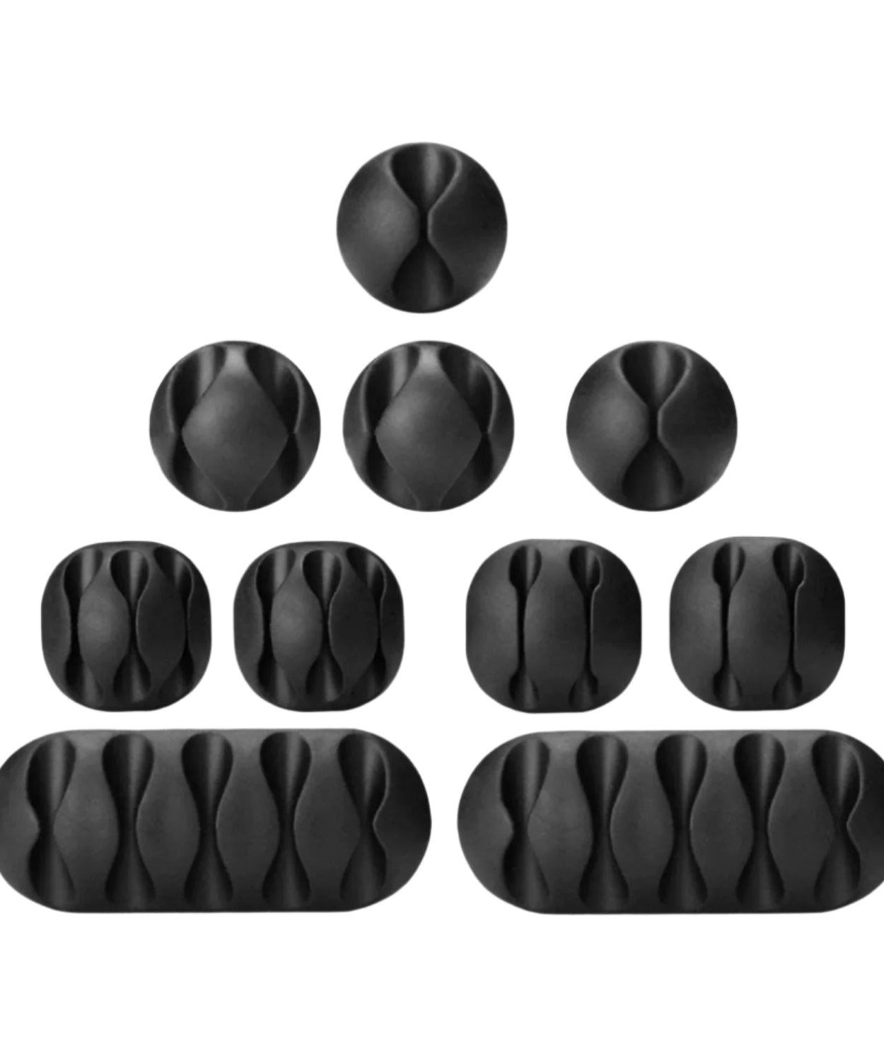 10pcs cable holders for organizing cables in different settings