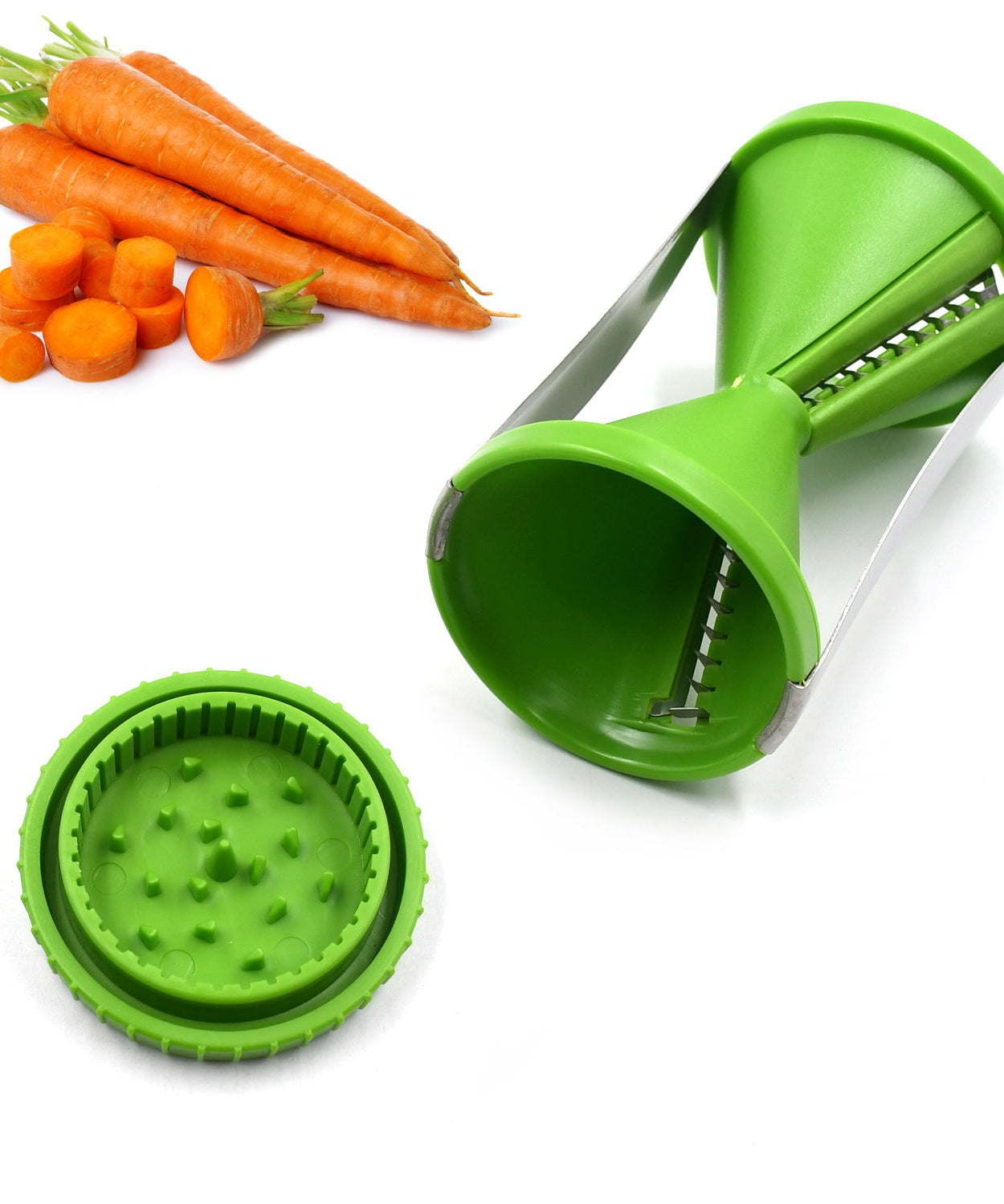 Portable Stainless Steel Handheld Spiralizer & Vegetable Slicer