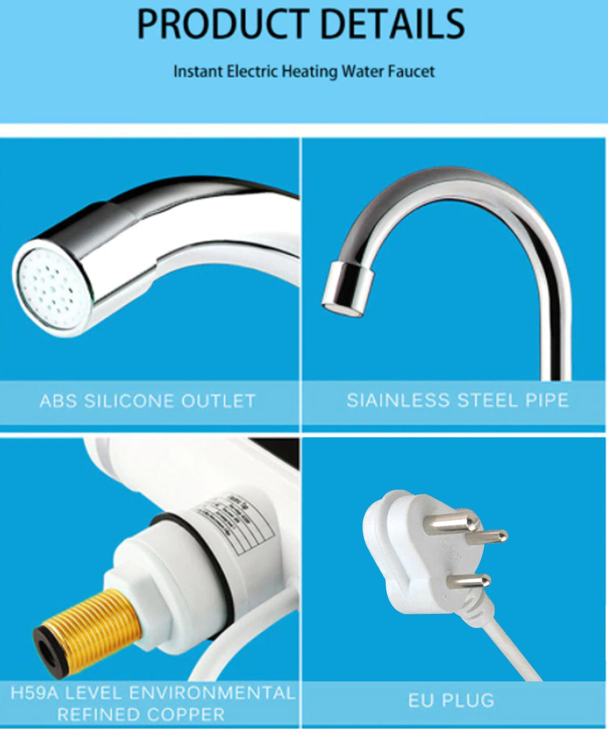 Durable stainless steel faucet with digital features.