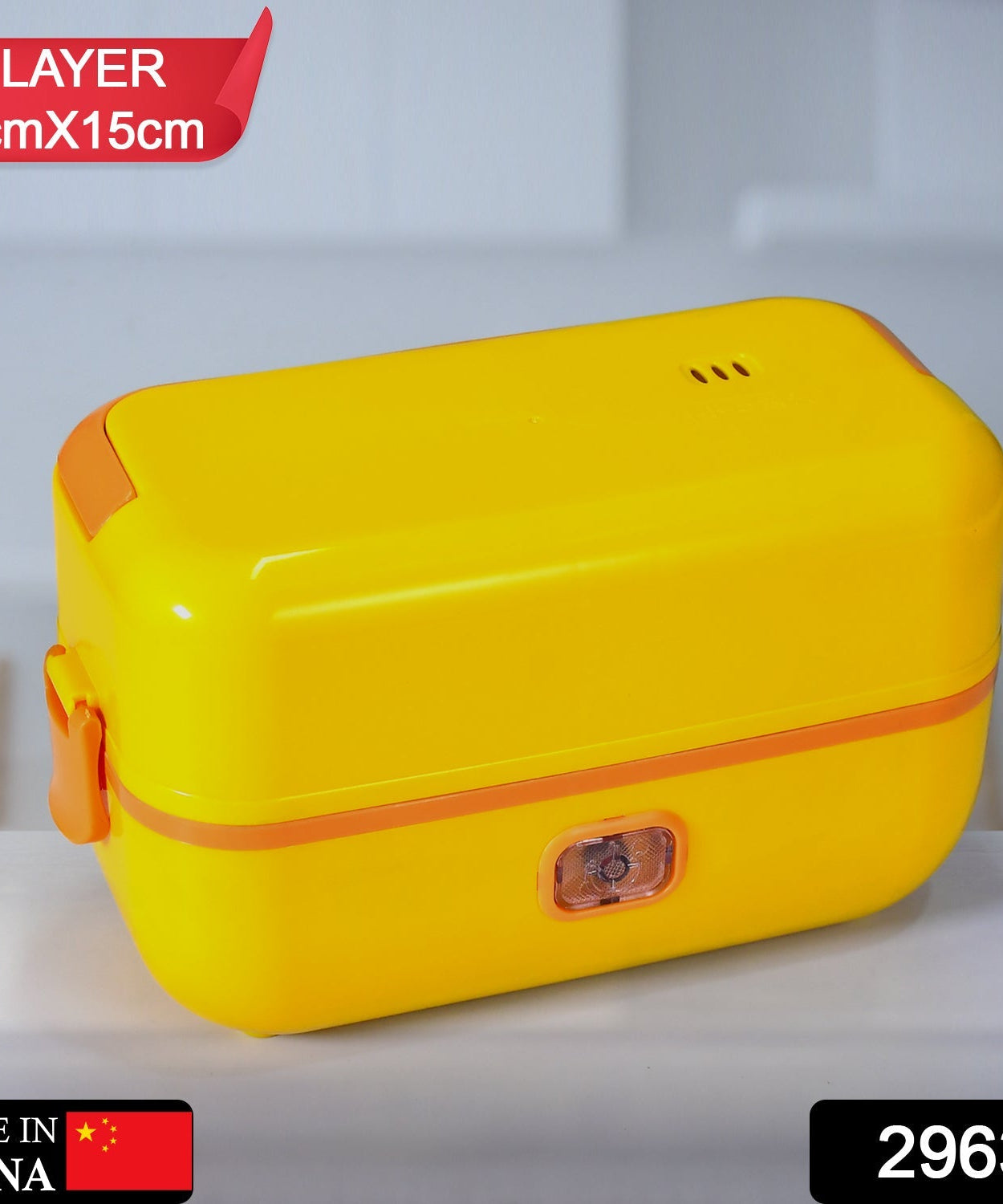 Portable lunch warmer with one stainless steel container