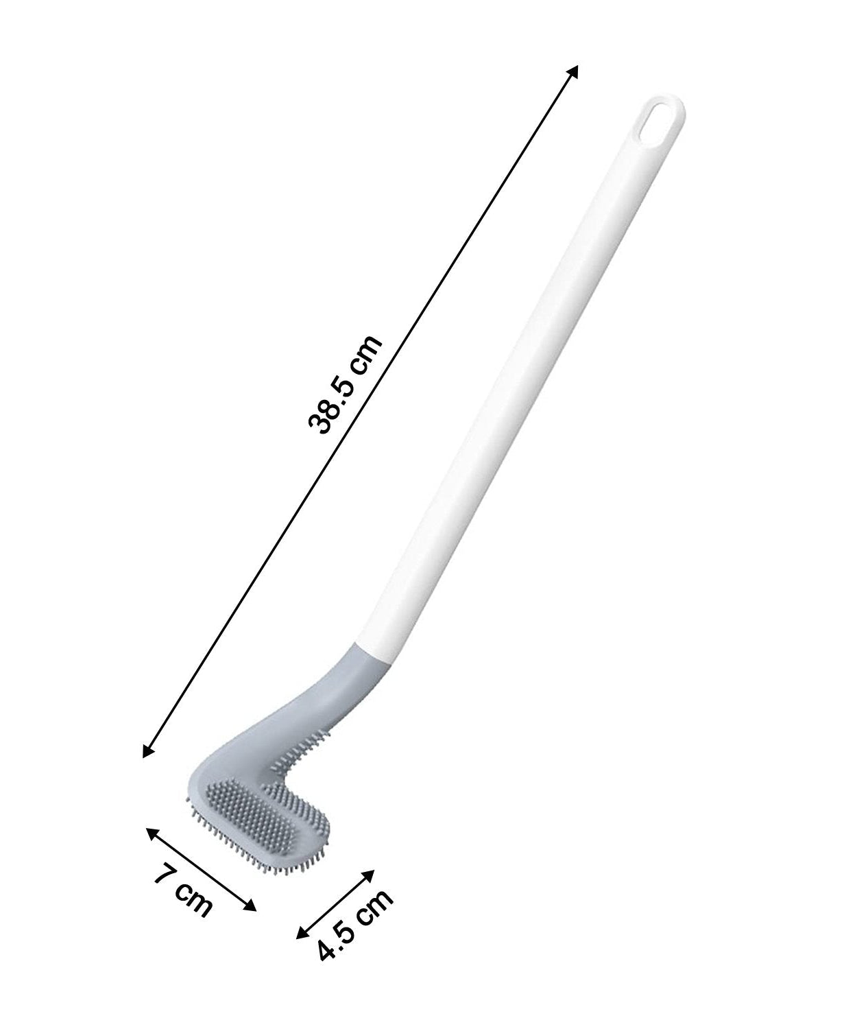 Elegant golf-themed toilet brush set.