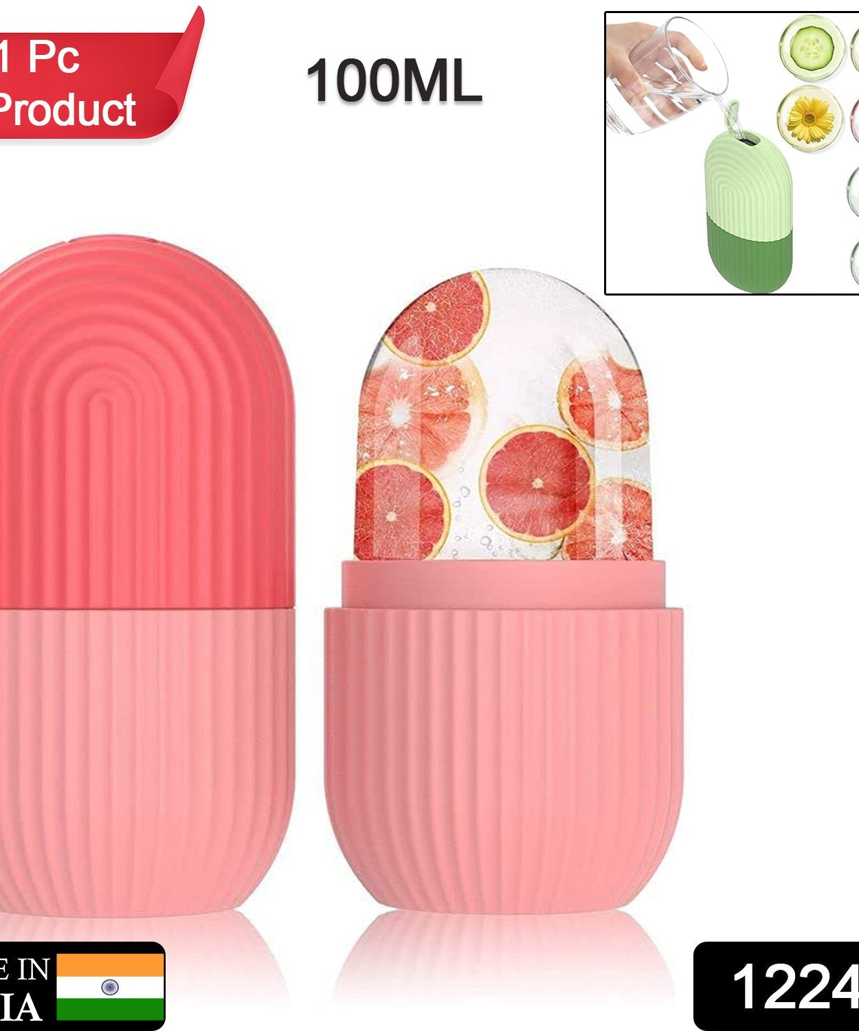 Ice roller for facial massage