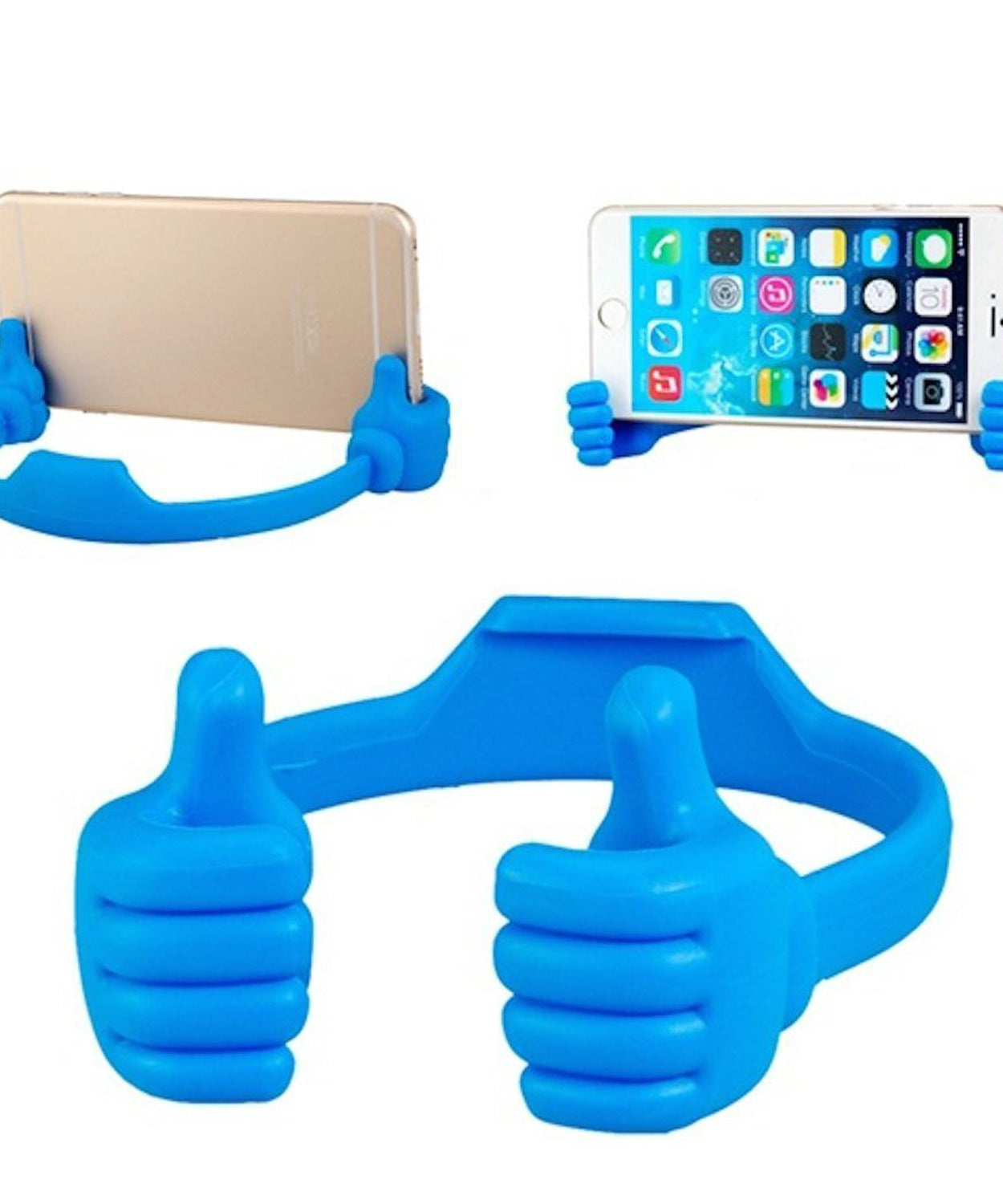 4-piece hand-shaped phone stand for stable mobile support at home or work.