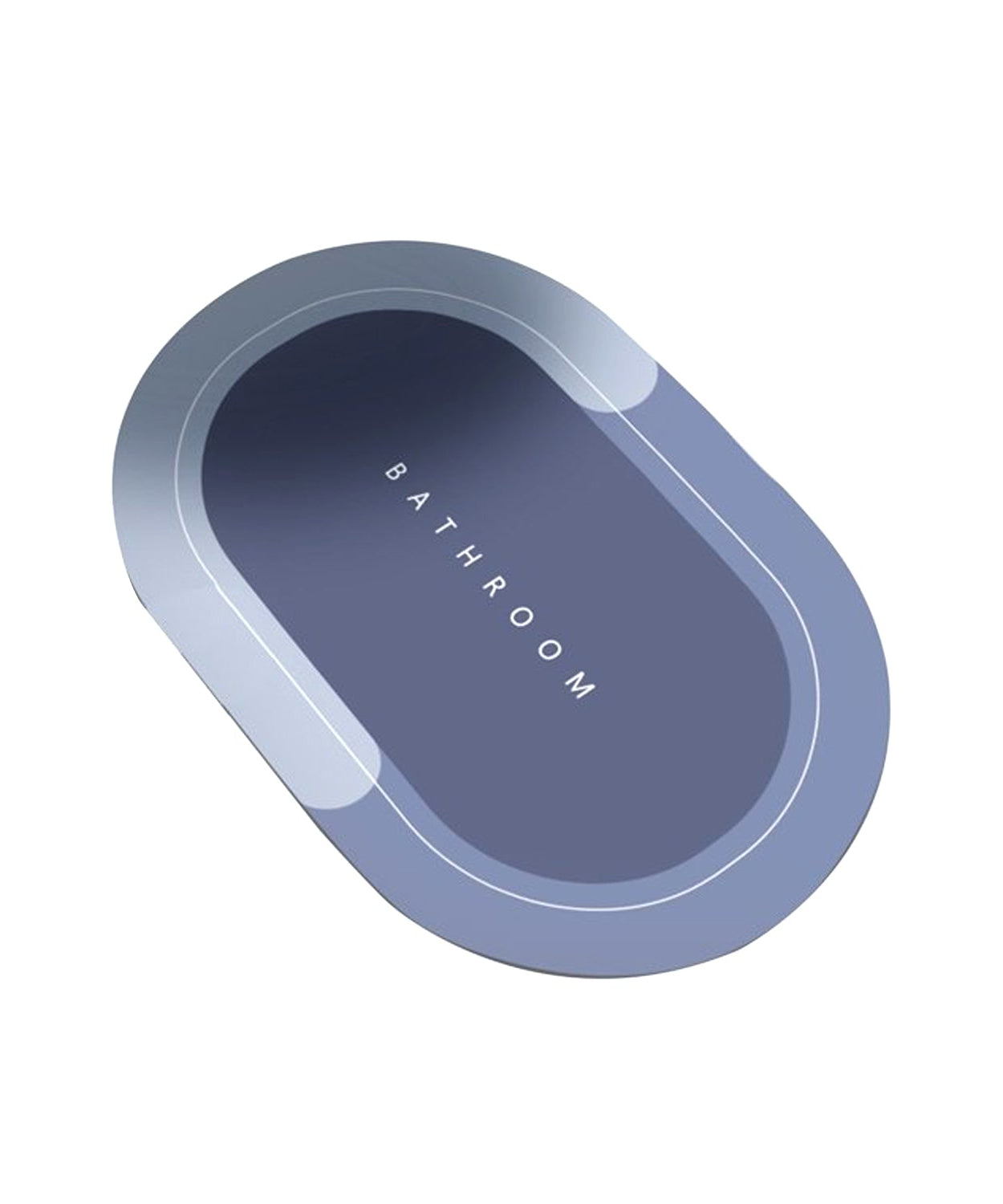 Slip-resistant floor door mat for quick drying