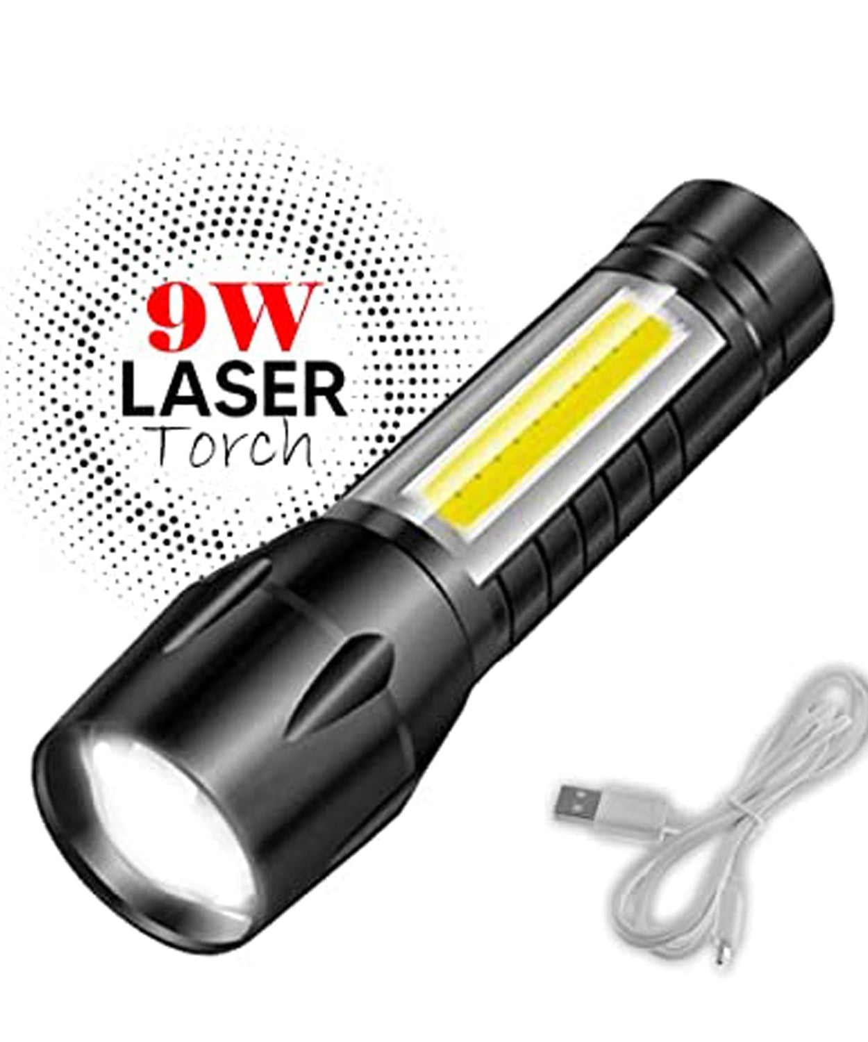 Rechargeable LED flashlight