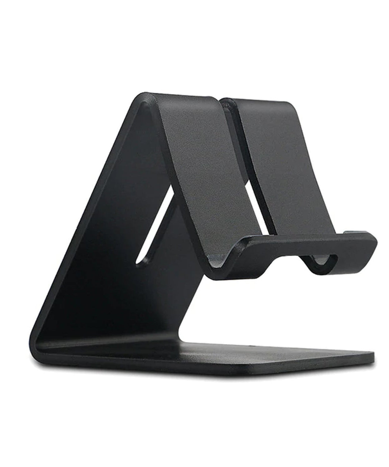 Portable stand for mobile devices.
