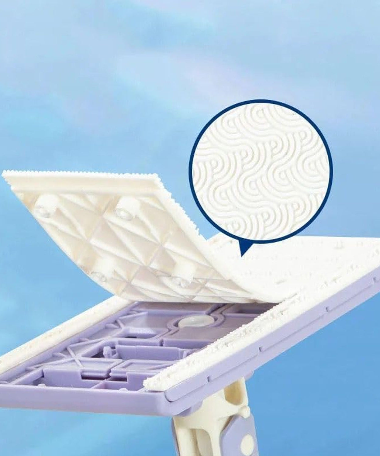 Automatic Cloth Changing Mini Mop with Push Pull Cloth Changing Handle (1 Pc)