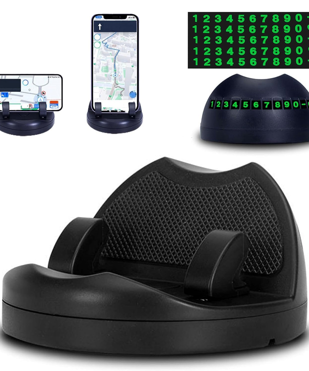 2 in 1 Car Anti-Slip Mat, Phone Holder Non Slip Sticky Phone Mount Holder