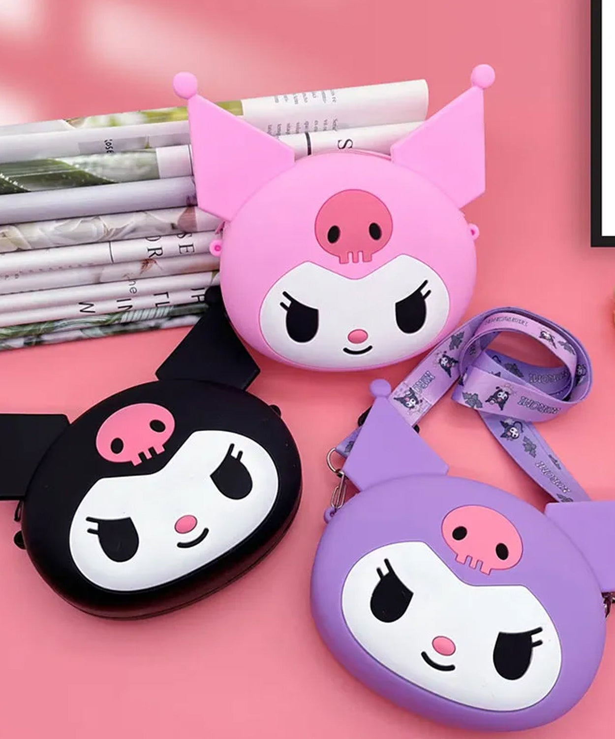 Cute Cartoon Girls' Backpack, Shoulder Bag /  Purse, Portable, Mini Silicone Handbag Girls, Children's Bag/Purse for Girls Women, Gift Girls Bag Accessories (1 Pc Mix Color )