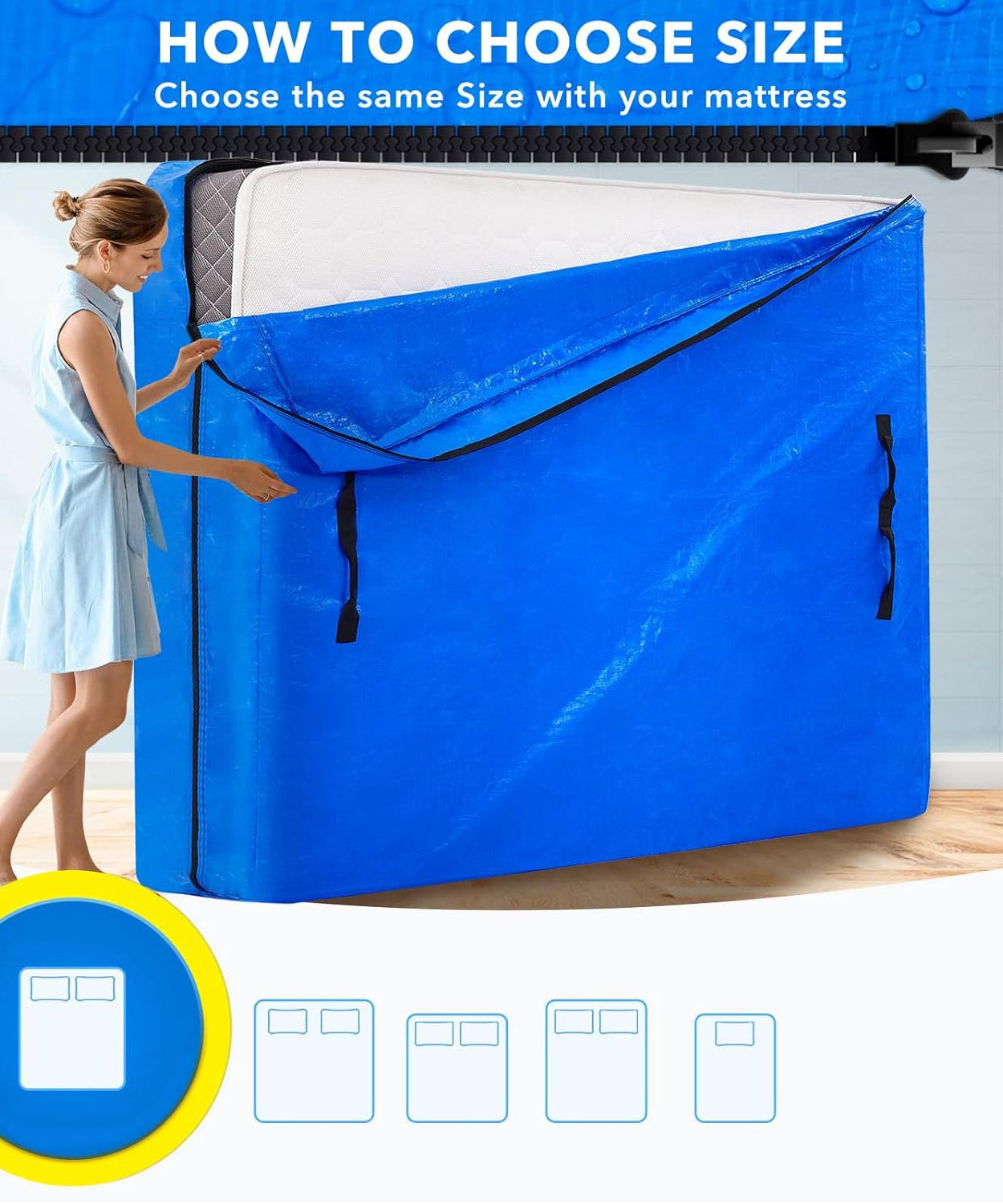 Mattress Bags / Cover (221×149 Cm / 1 Pc)