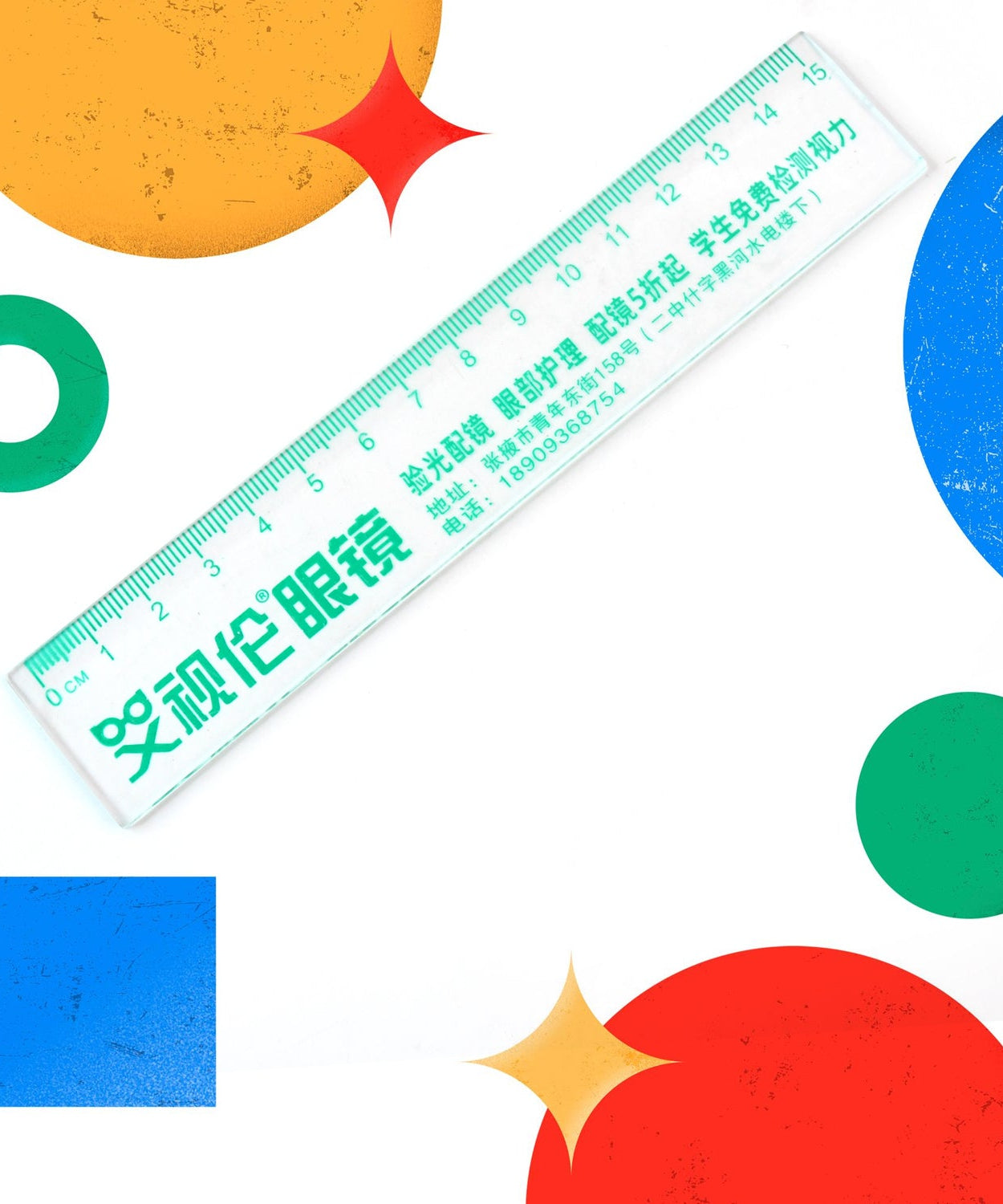 Premium Transparent Plastic Scale 15cm (1 Pc)