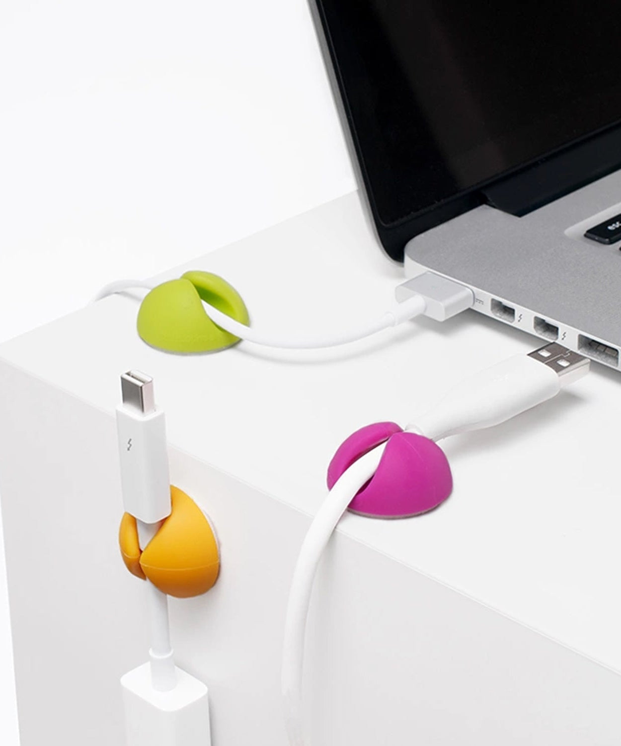 Table cable management clips