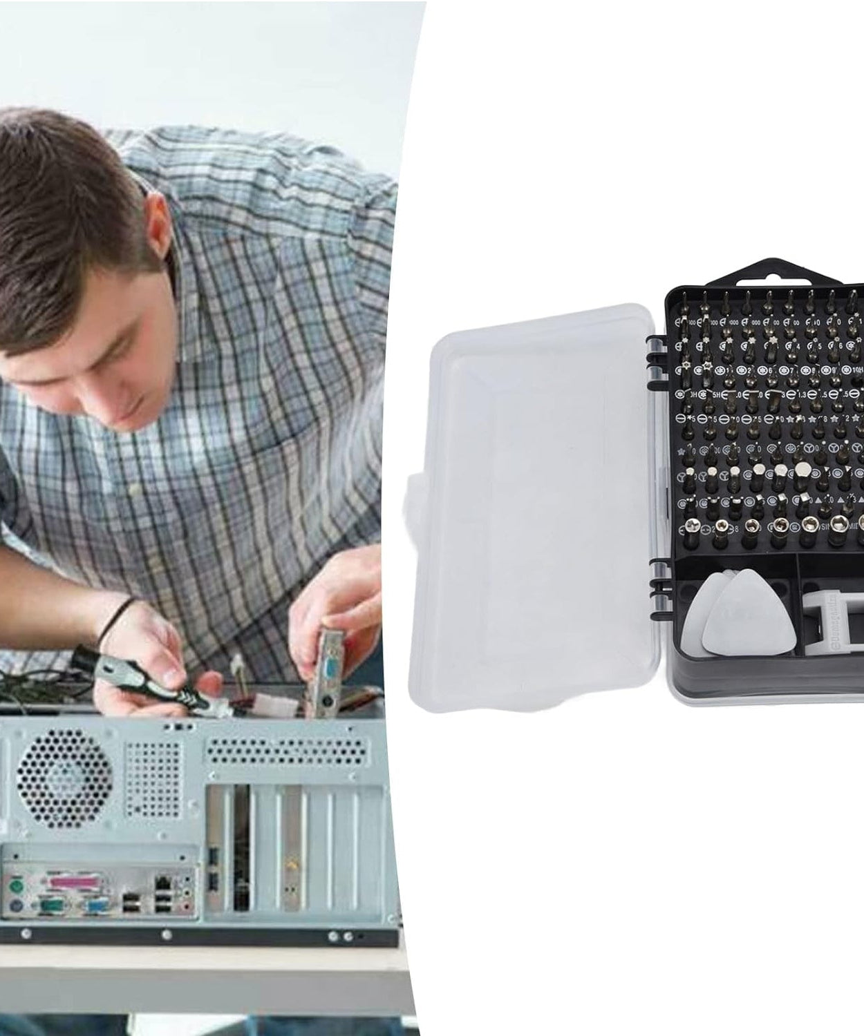 Screwdriver Electronic Laptop, Mobile Repair Tool Kit (117 Pcs Set)