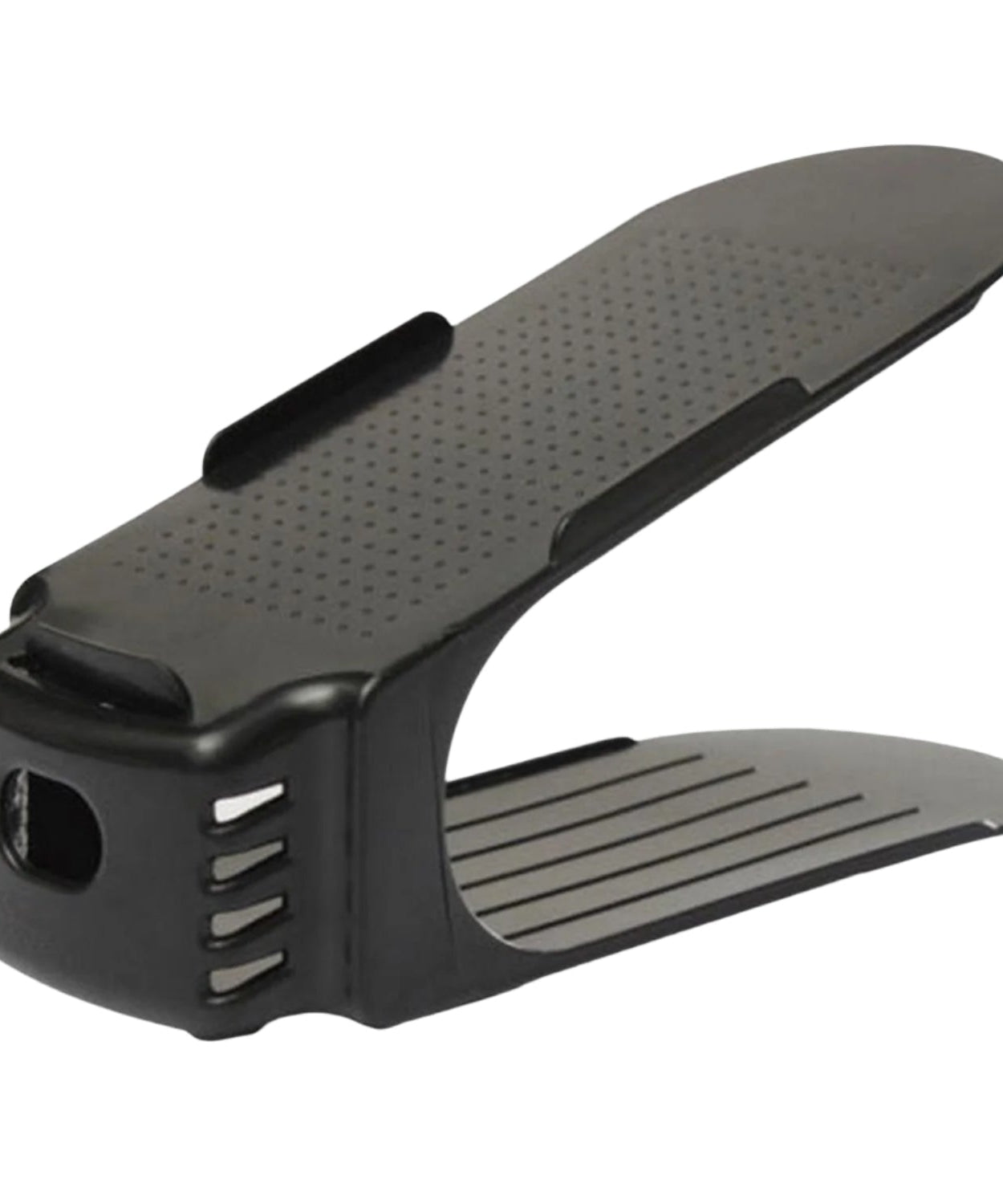 Adjustable folding shoe slots organizer for space-saving.