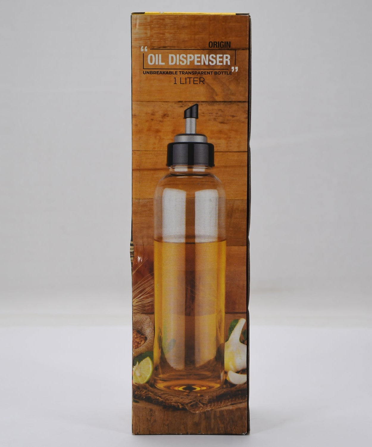Oil Dispenser Transparent Plastic Oil Bottle