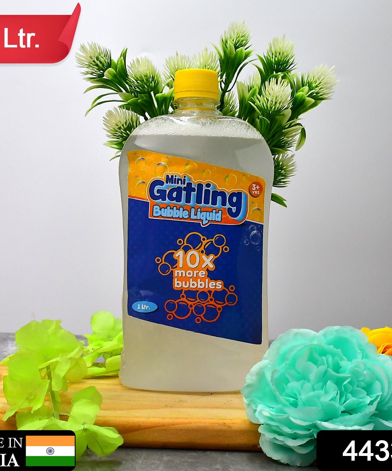 Bubble solution bottle, 1 liter, suitable for bubble toys