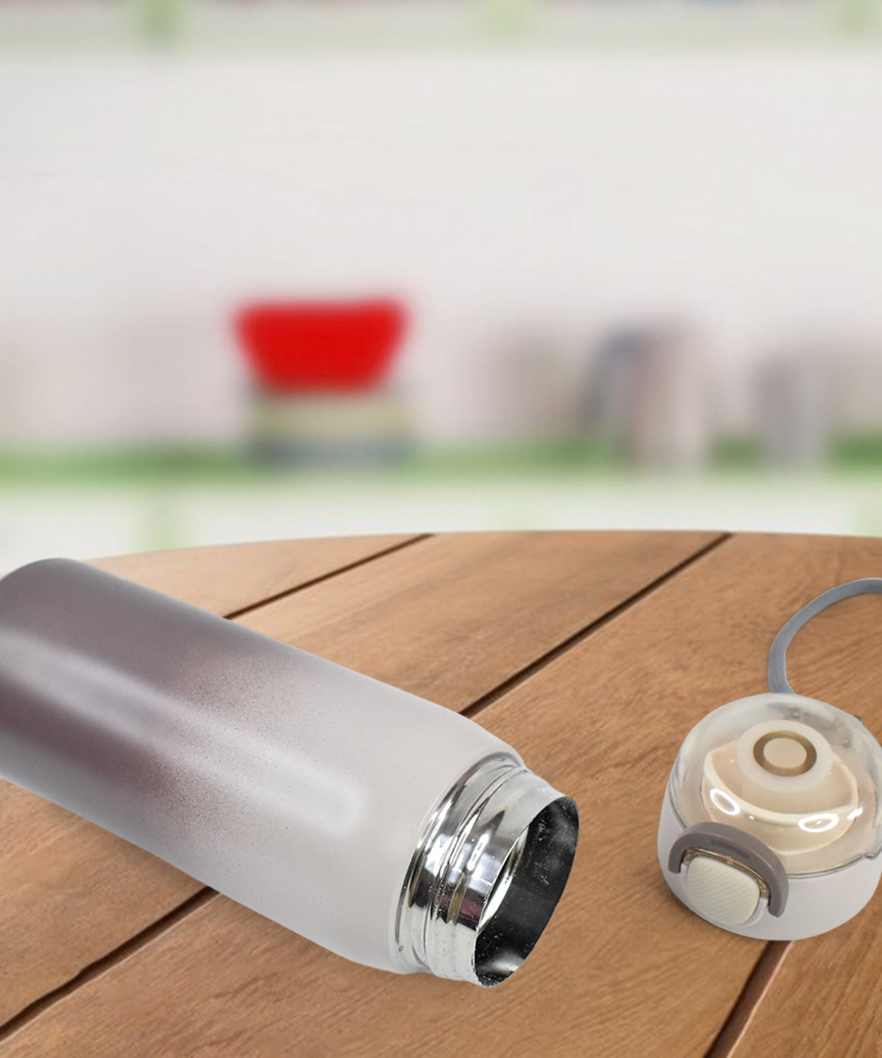 Stainless Steel Water Bottles Approx 600ML (Mix Design & Color / 1 Pc)