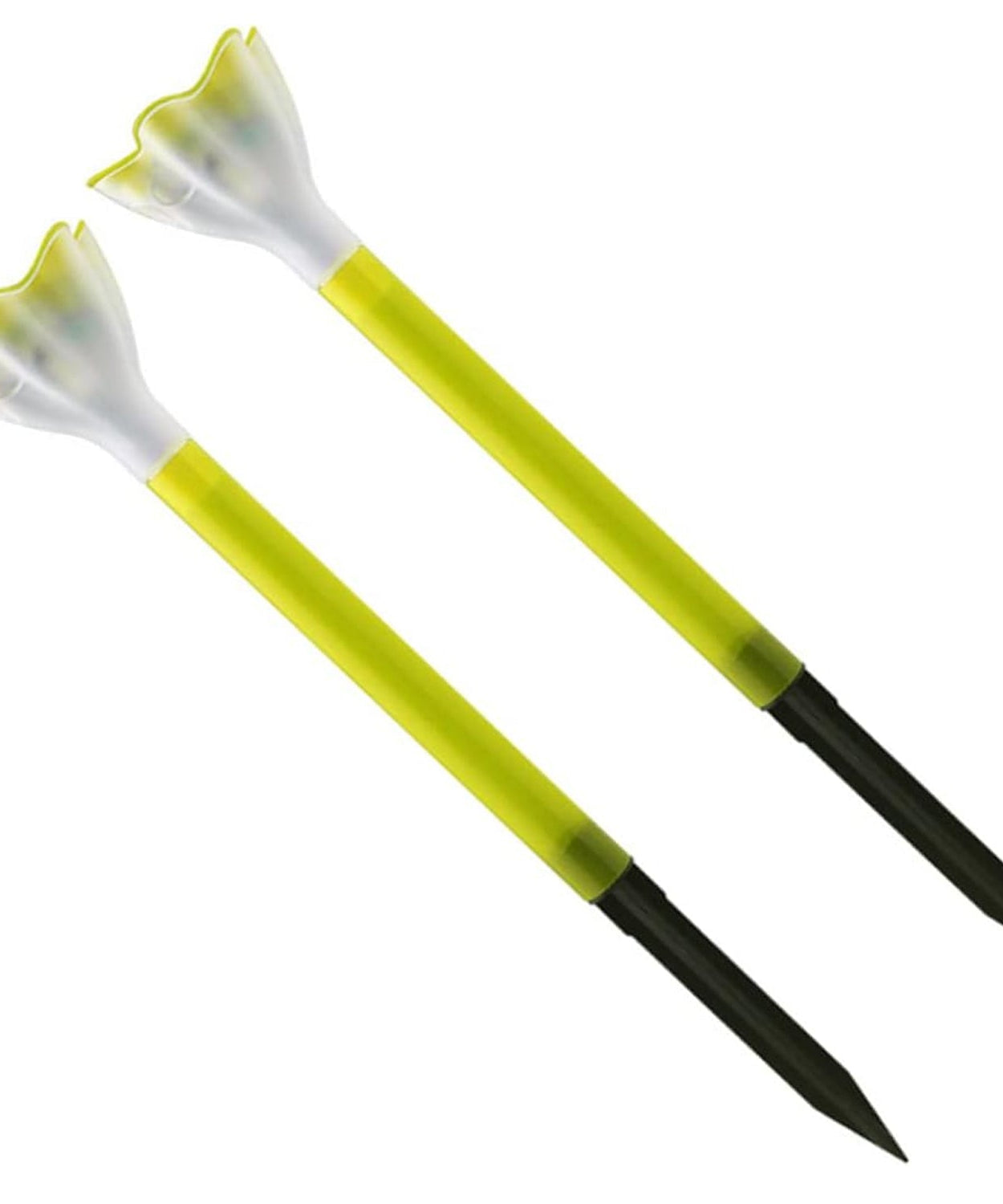 Street Light Solar Flowers Lights Road Light Flower Landscape Light Decorative Yard Lights Solar Lights Garden Stake Flower Lights Solar Landscape Light in Outdoor Spotlight (2 Pc )