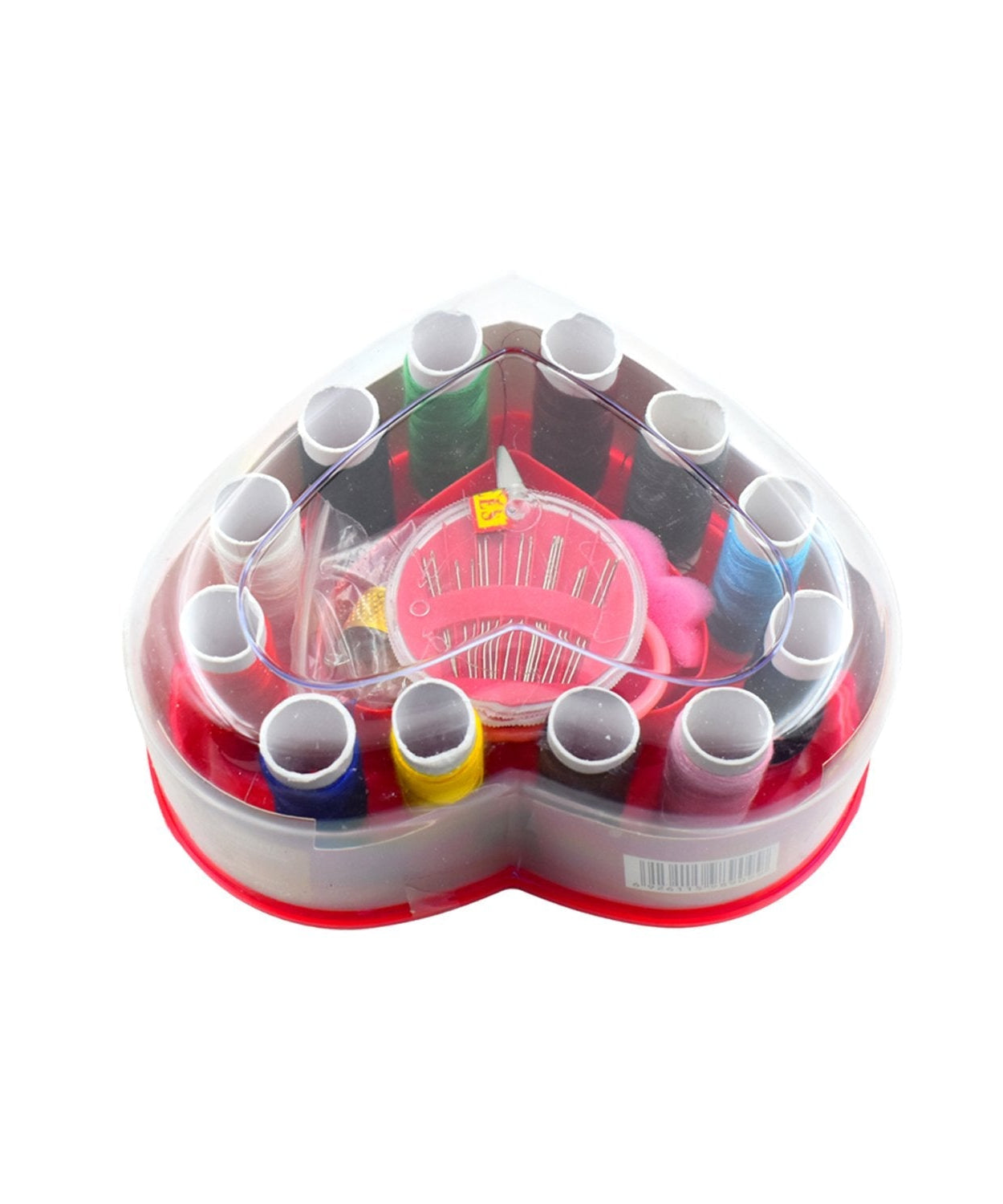 Convenient sewing box with heart shape design