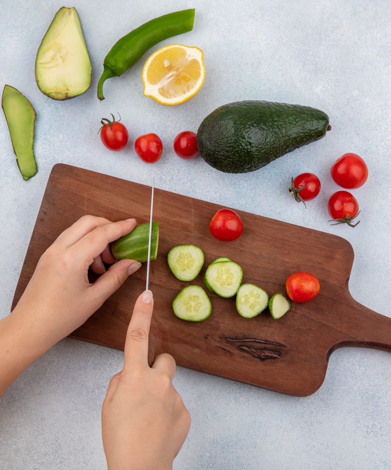 Diverse knife set, 1 kg, for home and kitchen use