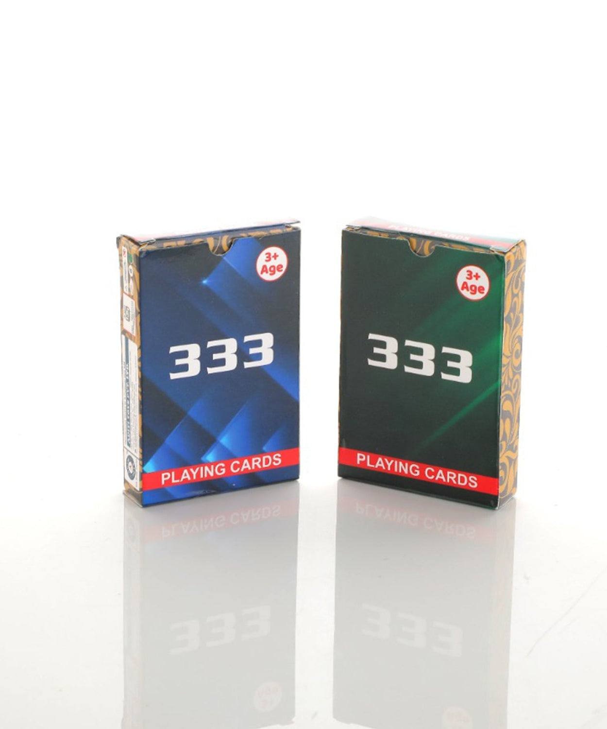 Flexible playing cards with intricate designs.