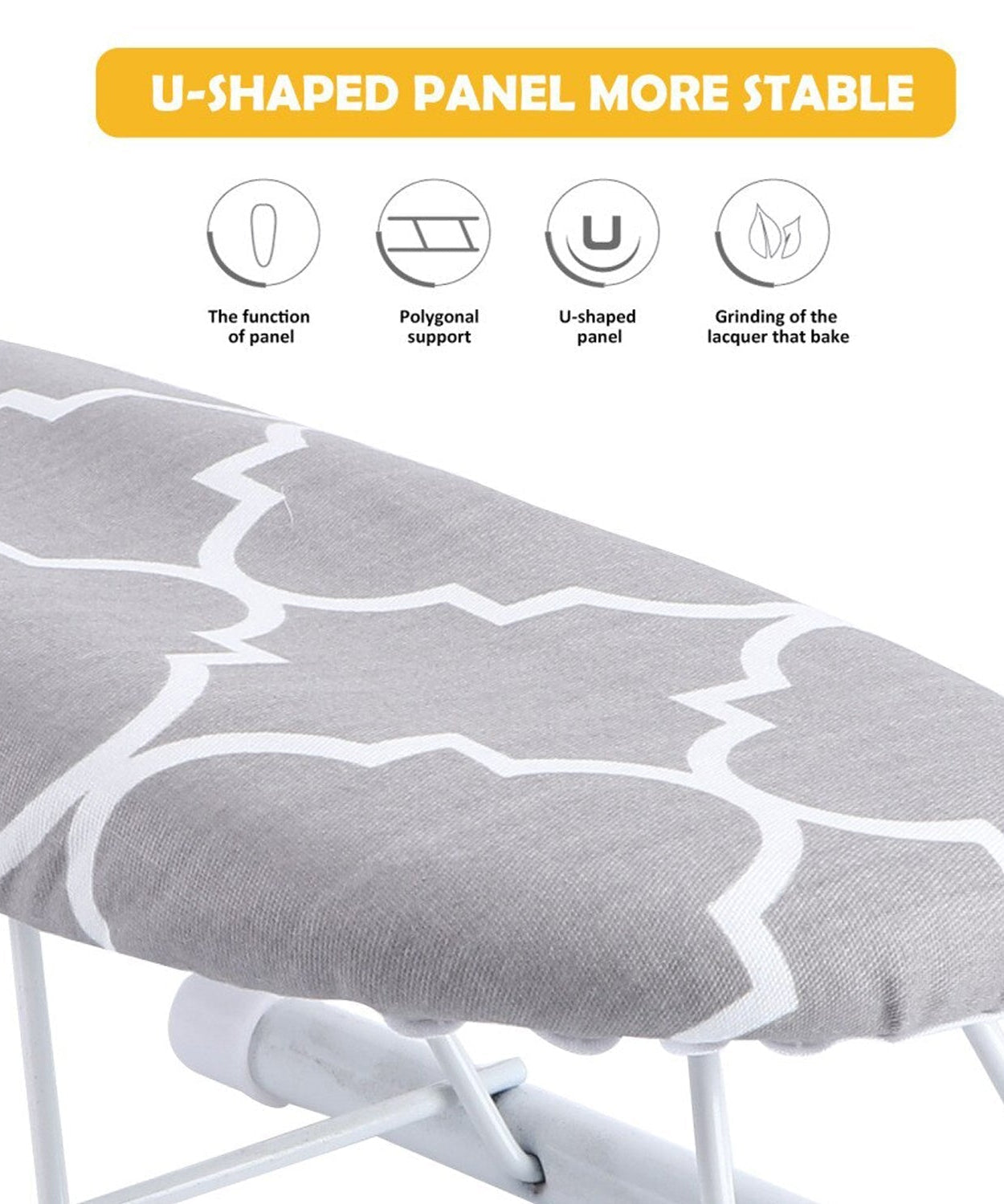 Lightweight and handy ironing pad for easy clothes pressing in homes or shops.