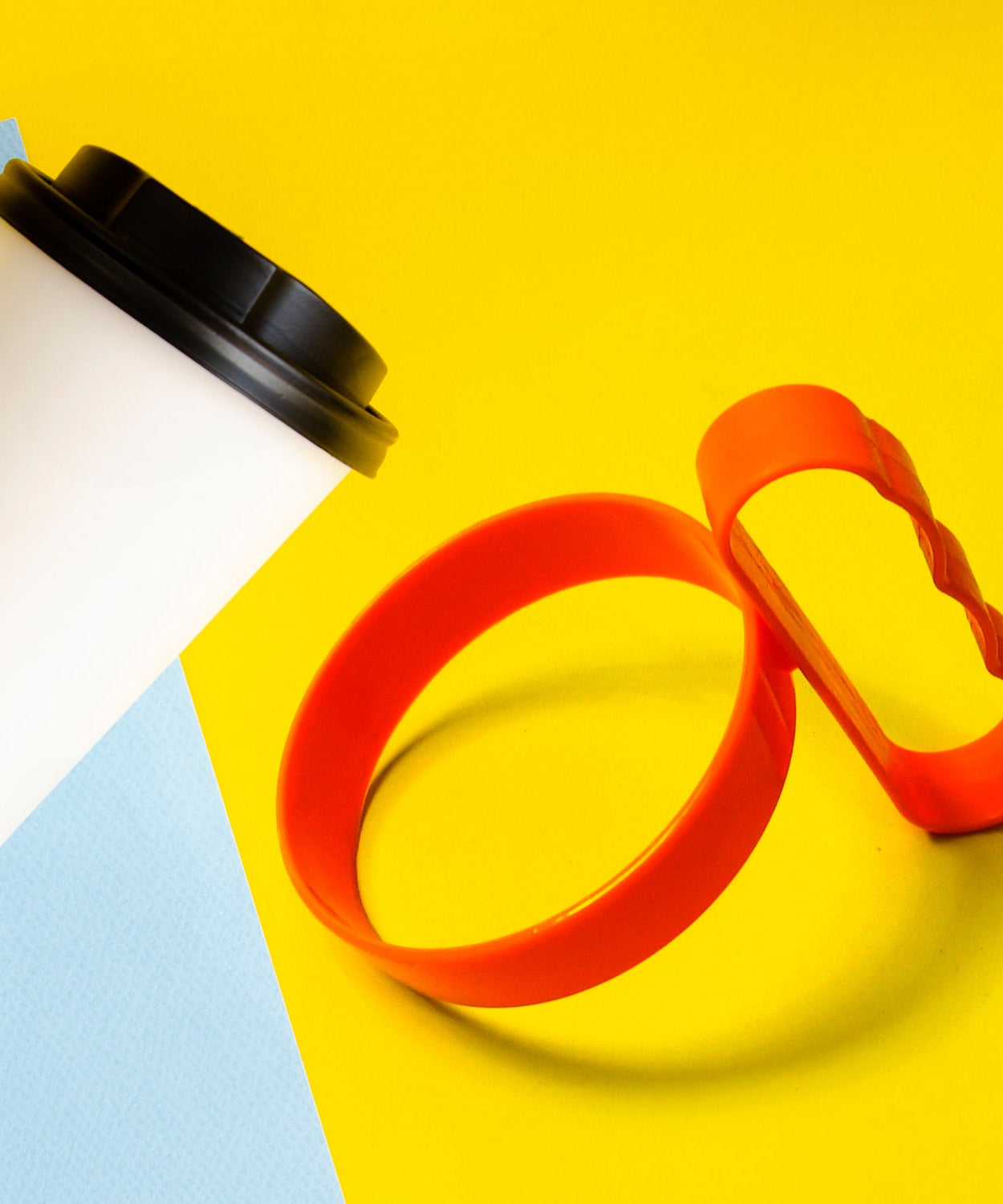 Anti-Slip Plastic Tumbler Handle – Lightweight Cupholder Grip (1 Pc)