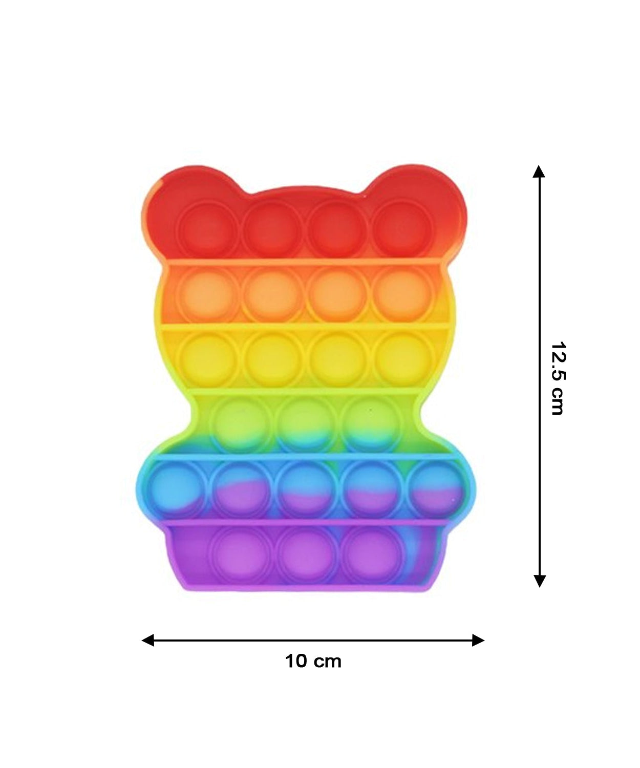 Bear  It toy in rainbow colors
