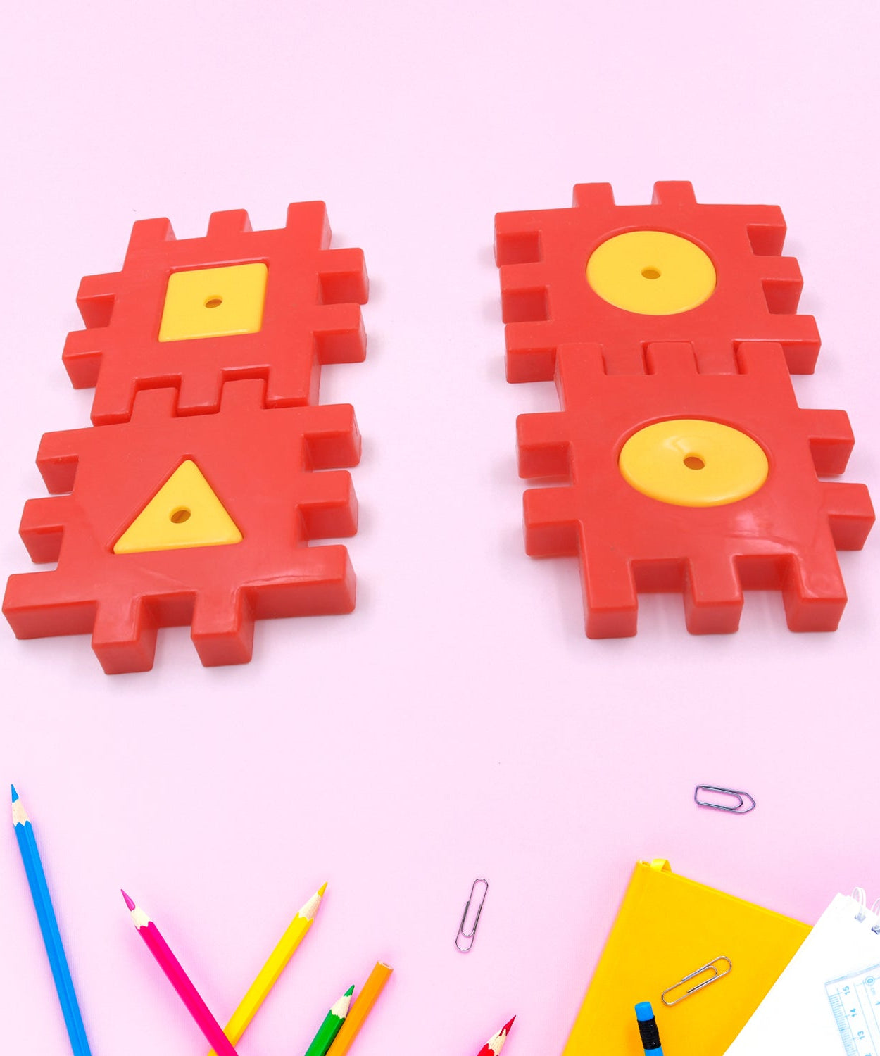 Colorful digital building blocks for kids