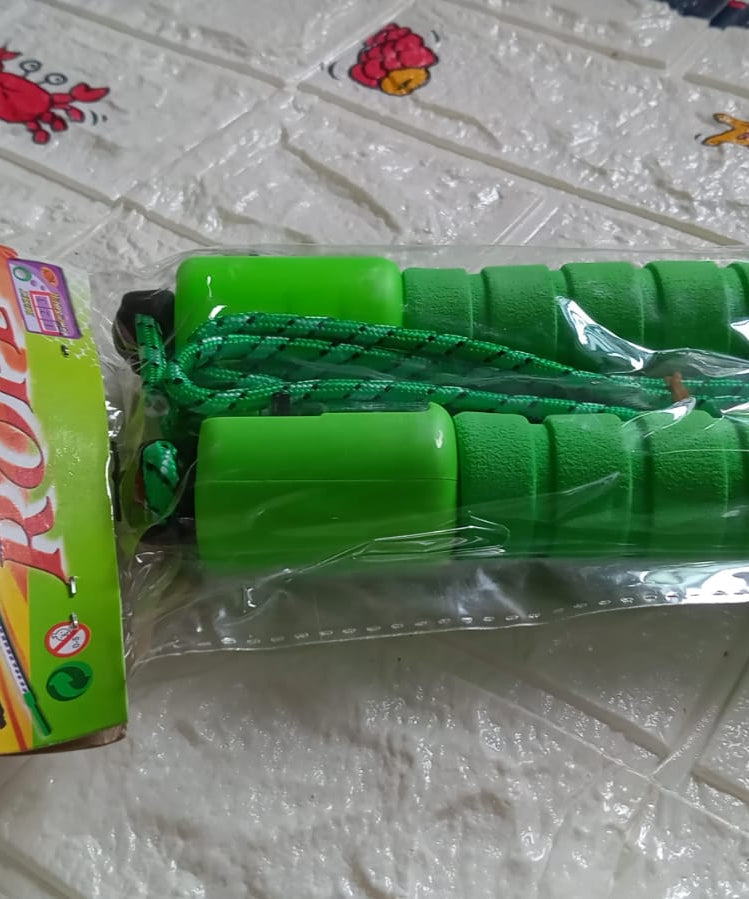 Skipping rope with electronic counter for accurate tracking.