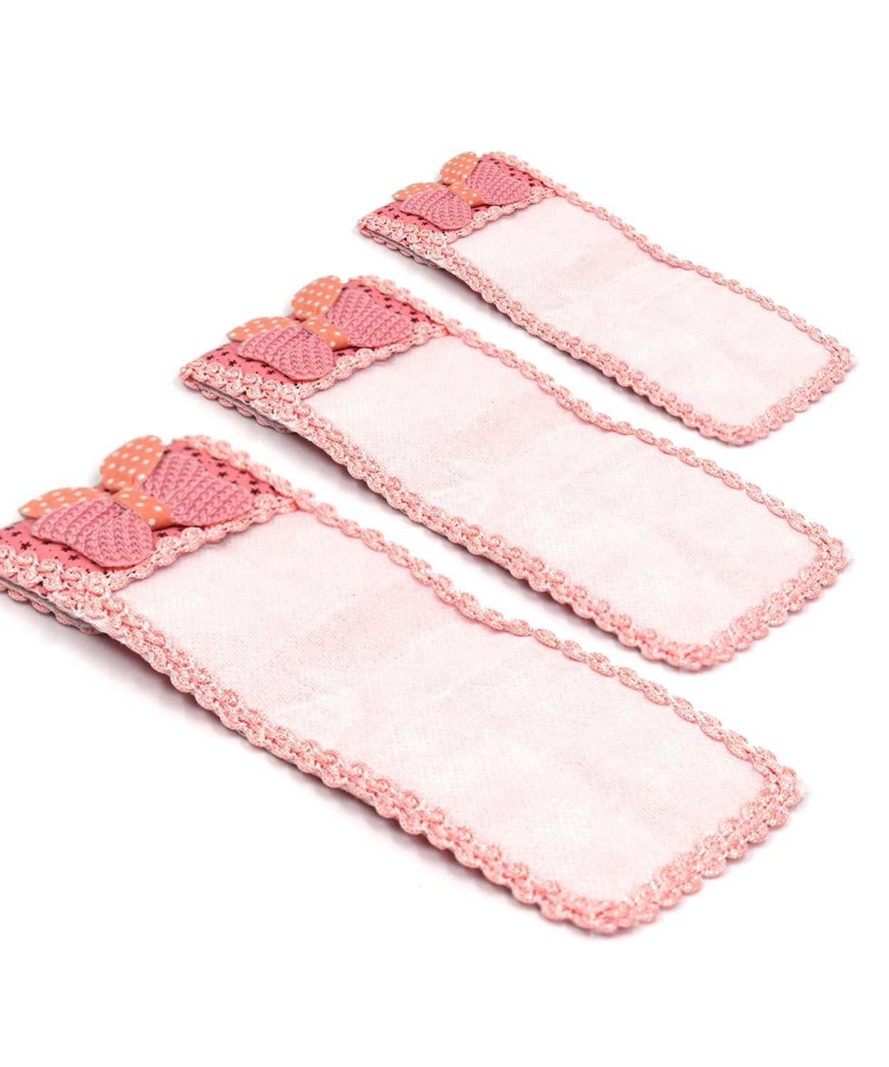 Three-piece remote cover set with bow knot for dust protection