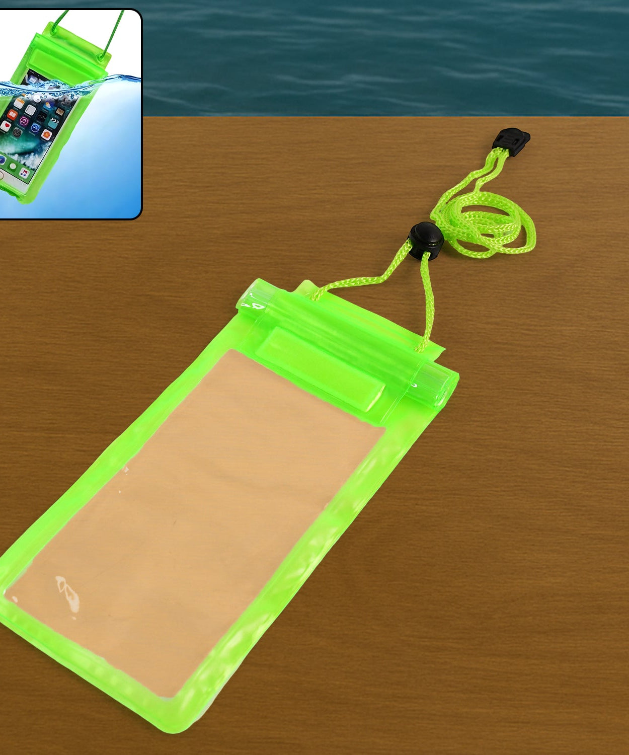 Waterproof Mobile Pouch (6.2 inch , Random Colour)