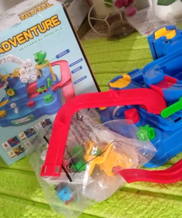 Adventure Toys, City Rescue Preschool Toy, Race Tracks for Boys, Parent-Child Interactive Kids Race Car Track Play sets (Adventure Toy)