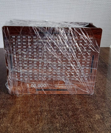 Wooden Money / Piggy Bank, Money Box (1 Pc / Pen Not Included)