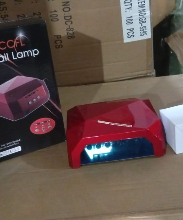 36W LED Nail Dryer, Curing Nail Polish UV Gel Diamond Shaped Nail Dryers (1 Pc)