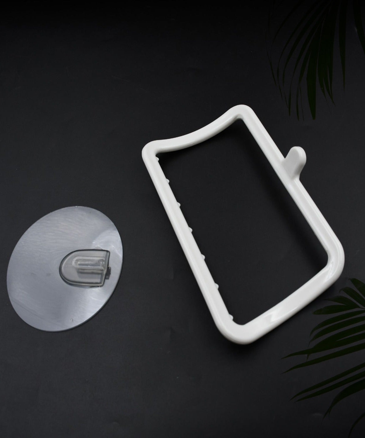 Self-adhesive towel holder, wall mounted