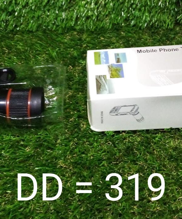 8X zoom clip-on lens for smartphone cameras.