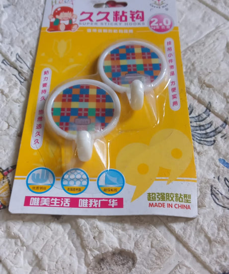 Waterproof adhesive hooks for various surfaces