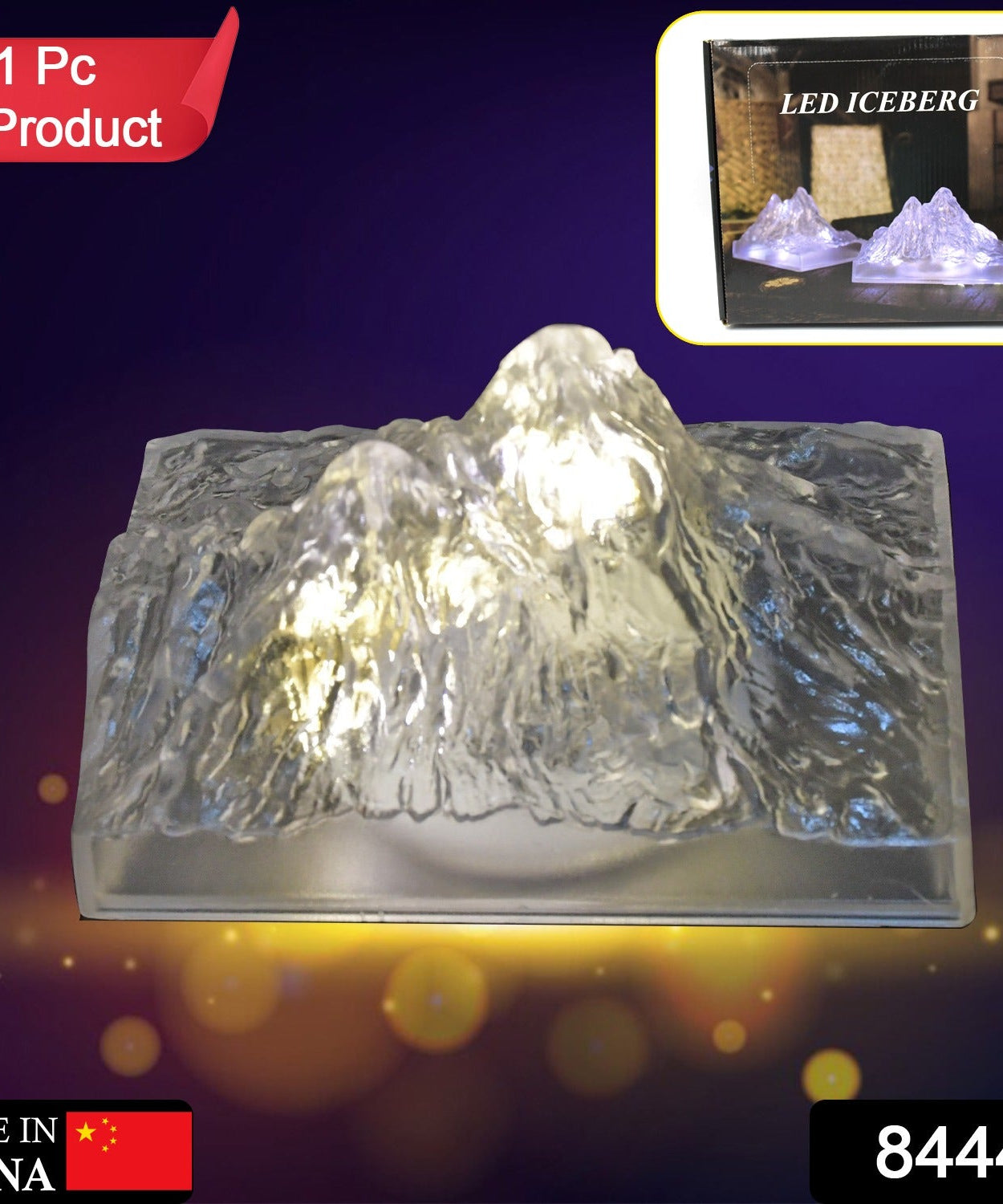 Iceberg design LED night light for gifting and home decor