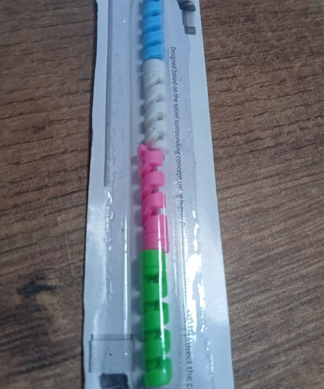 multicolor spiral cable protector