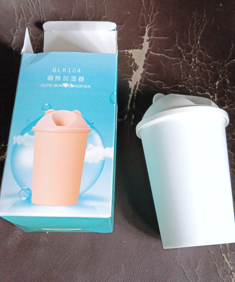 Cute Bear Shape USB Humidifiers Cup (1 Pc / Multicolor Light)