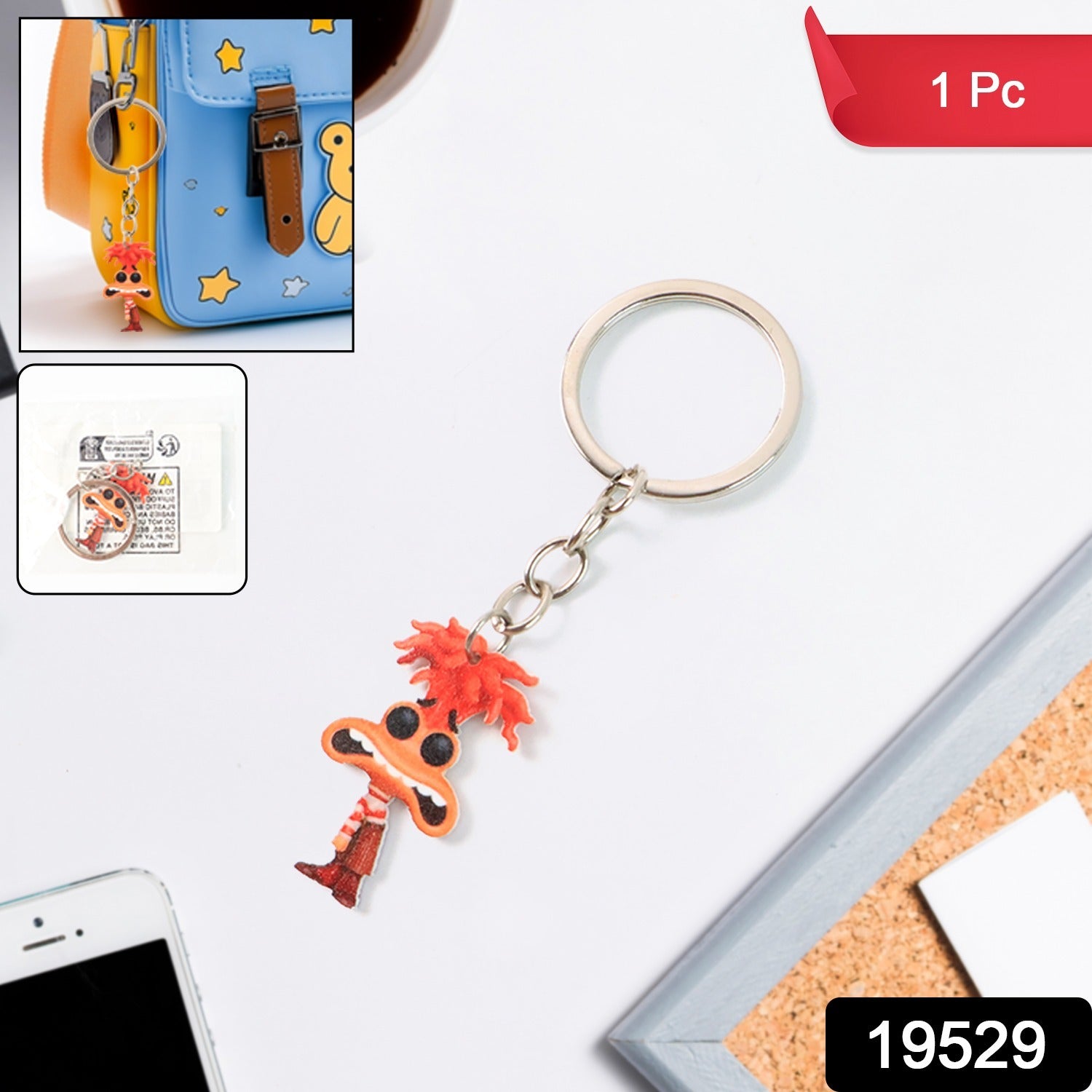 Weird & Wacky Cartoon Keychain