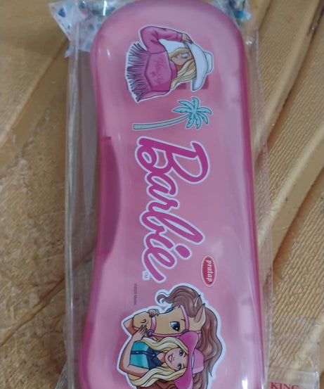 Cute Cartoon Printed Plastic Compass Box for Kids (1 Pc)