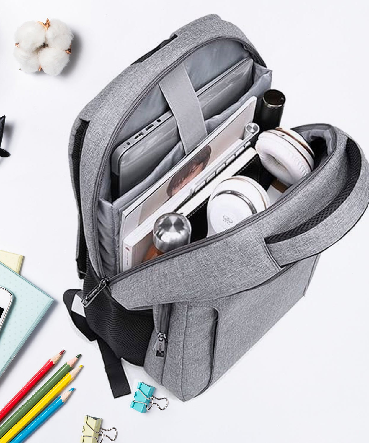 Laptop Bag With Adjustable Shoulder Strap & Storage Pockets, Lightweight, Water-Resistant, Travel-Friendly Bag Office Bag / School Bag / College Bag / Business Bag